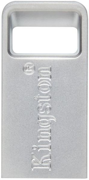 Kingston USB 3.2 DT Micro Metal 200Mb/s 128GB Silver F_139737 фото