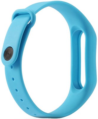 UWatch Replacement Silicone Band For Xiaomi Mi Band 2 Blue F_72790 фото