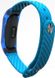 UWatch Silicon Carbon Fiber Crystal PC Frame Replacement Wrist Band For Mi Band 2 Blue F_63843 фото 2