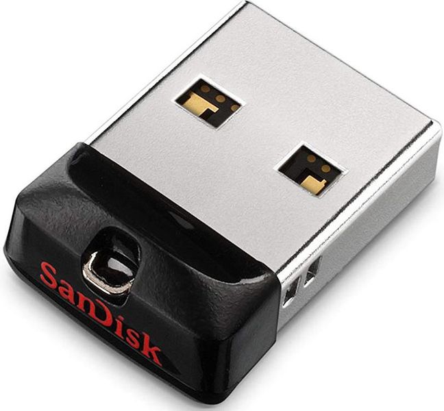 SanDisk USB Cruzer Fit 16Gb Black F_135999 фото
