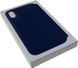 Apple Book Cover Case iPhone X Dark Blue F_56262 фото 1
