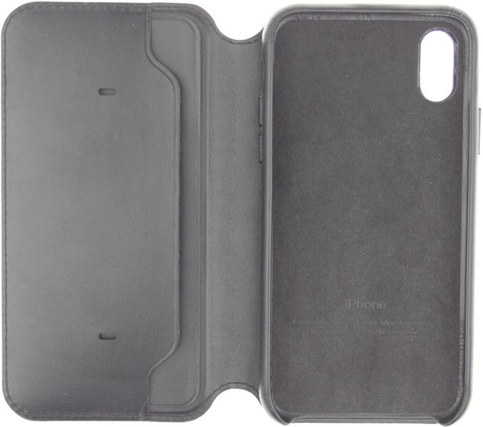 Apple Book Cover Case iPhone X Dark Gray F_56261 фото