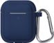 TOTO Plain Cover With Stripe Style Case AirPods Midnight Blue F_101757 фото 1