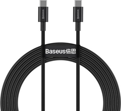 Baseus Superior Series Fast Charging Data Cable Type-C to Type-C 100W 2m Black F_142846 фото