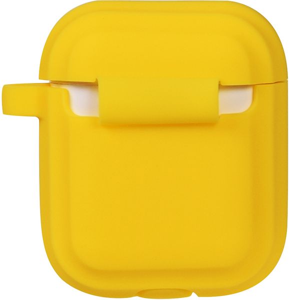 TOTO Plain Cover With Stripe Style Case AirPods Yellow F_101763 фото