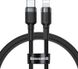 Baseus Cafule Cable Type-C to iP PD 18W 1m Gray+Black F_138631 фото 1